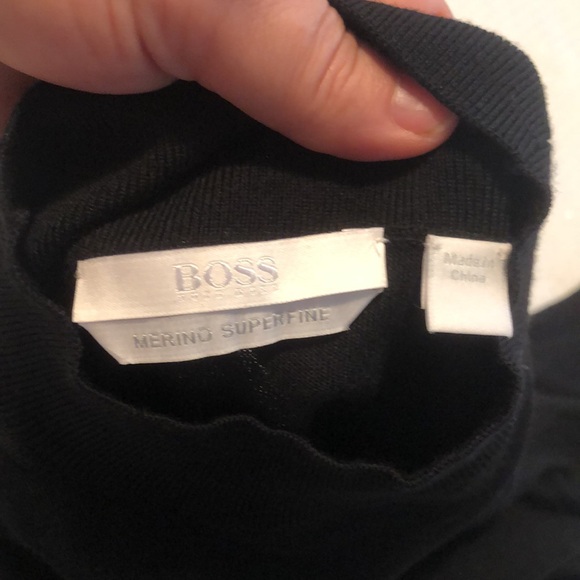 BOSS by Hugo Boss Merino Wool Turtle Neck Sweater Men’s Size XL - Picture 8 of 11